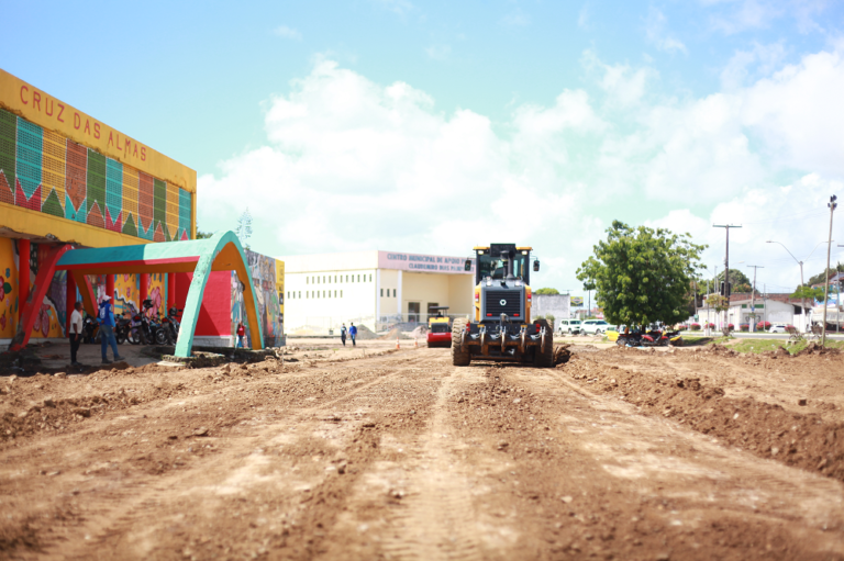 Obras do novo espaço do São João de Cruz das Almas seguem em ritmo acelerado